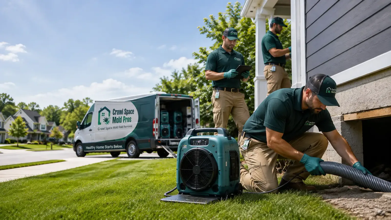 Crawl Space Mold Removal in Colrain, MA